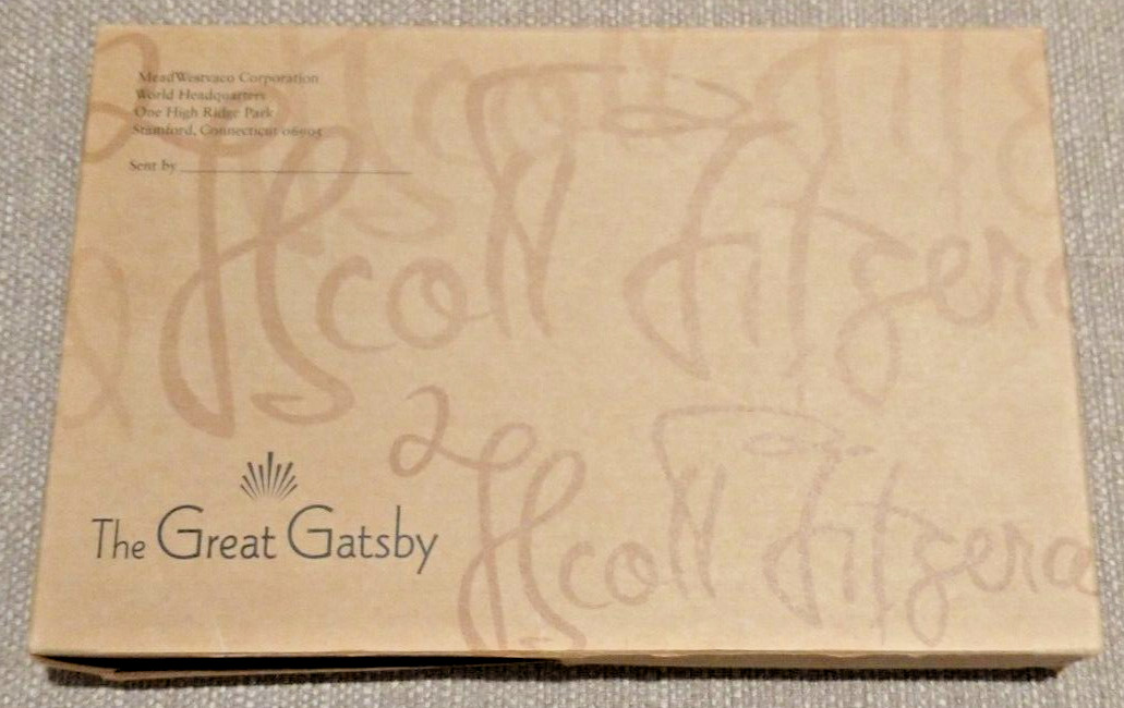 The Great Gatsby : 2004 Privately Published Collectible Hardcover Edition w/ DVD