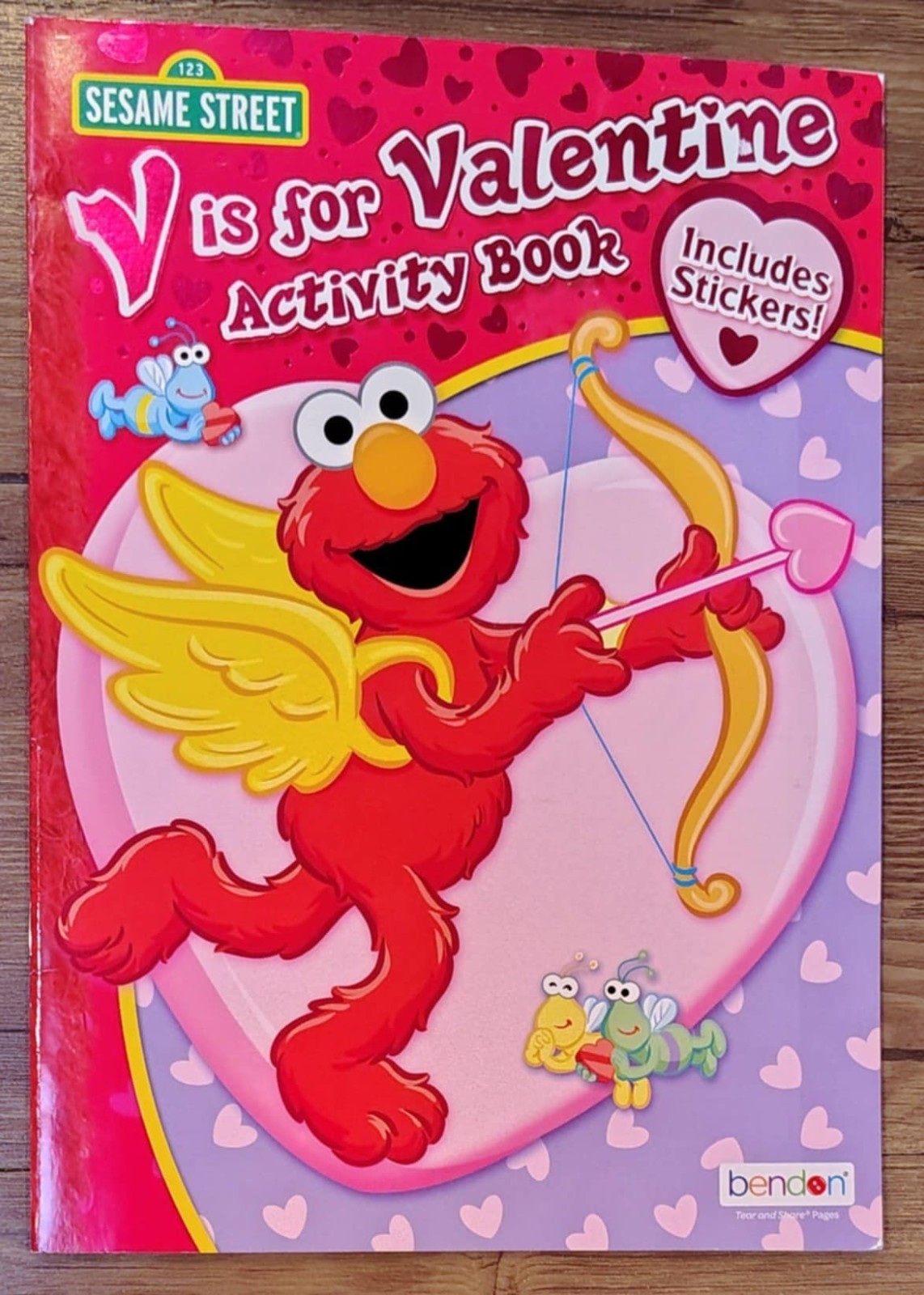 SESAME STREET ~V IS FOR VALENTINE~ COLORING & ACTIVITY BOOK includes Stickers