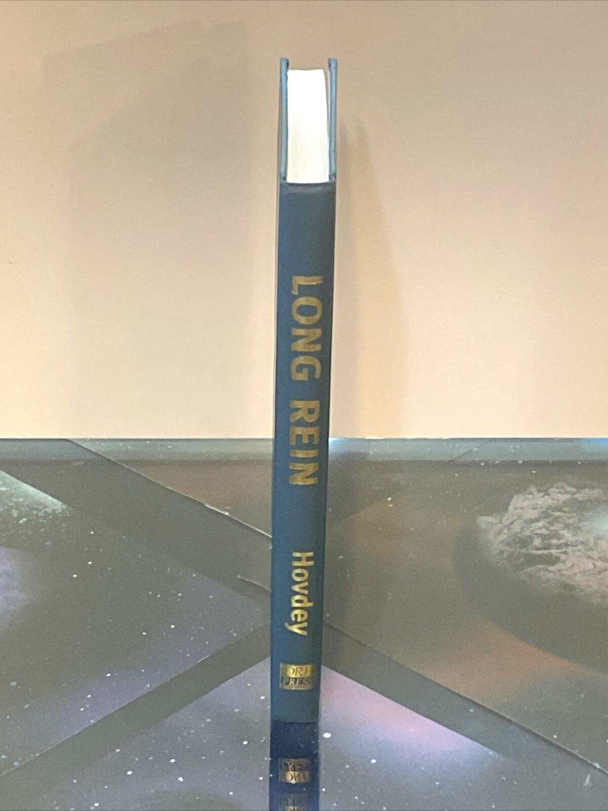 Long Rein SIGNED by Jay Hovdey – Horse Racing Tales – Near Fine Hardcover
