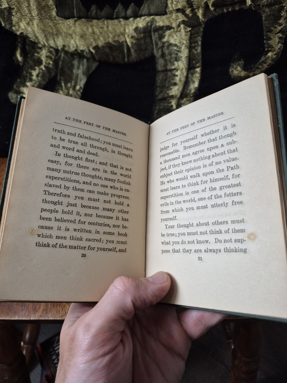 At the Feet of the Master by J. Krishnamurti (Alcyone) 1st Am. Ed. 1911