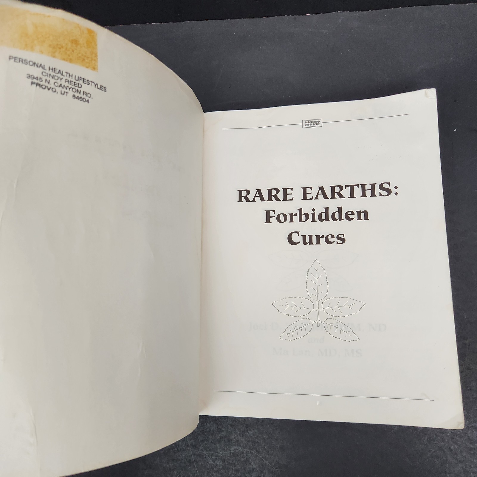 Rare Earths Forbidden Cures by Dr. Joel Wallach and Ma Lan