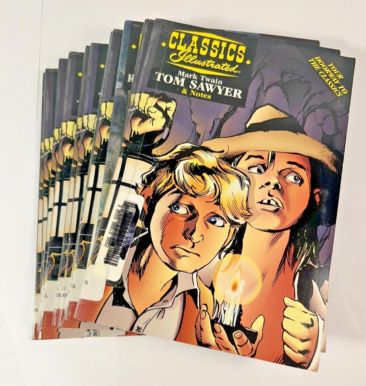 Classics Illustrated Mark Twain’s Tom Sawyer & Notes lot of 9 1996 1578400015