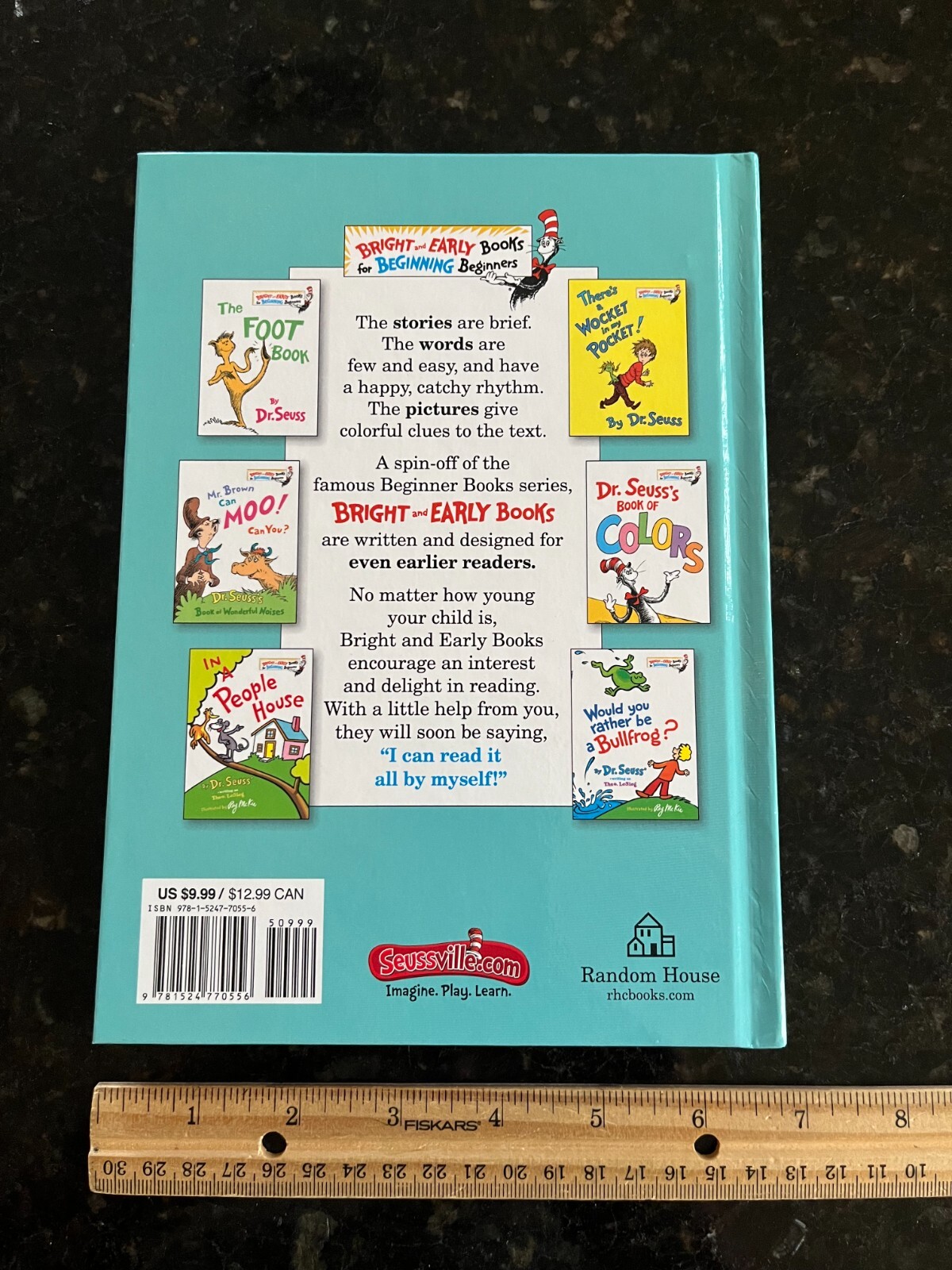 Dr Seuss Book of Animals Beginner Book Hardcover 6.75″ x 9.25″ #2