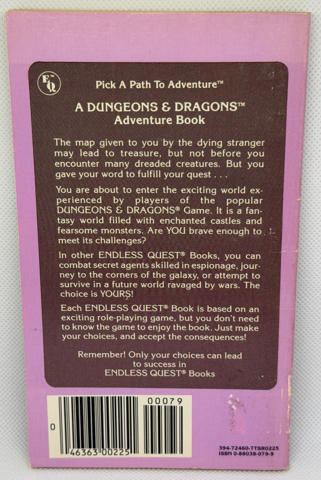 King’s Quest An Endless Quest Book # 18 by Tom McGowen Dungeons & Dragons 1st Ed