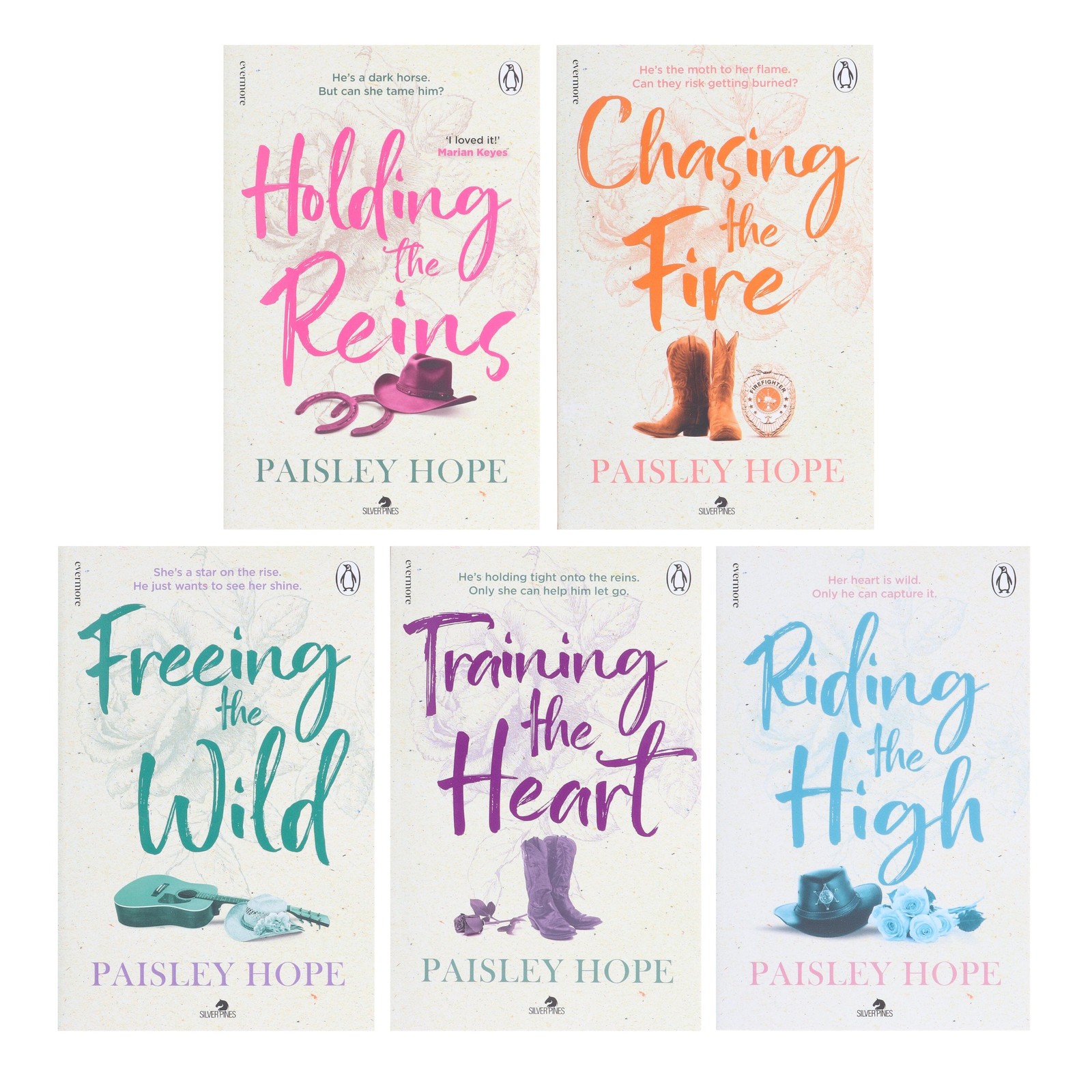 Silver Pines Ranch Series by Paisley Hope 5 Books Set – Fic – PB