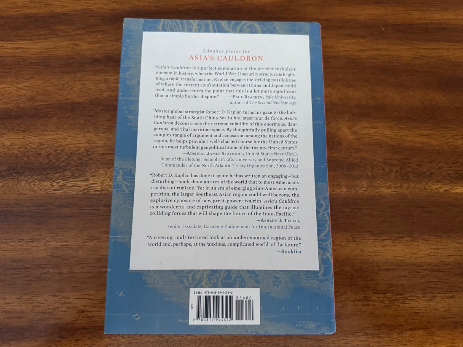 Asia’s Cauldron by Robert D. Kaplan (2014, Hardcover) SIGNED – FREE SHIPPING