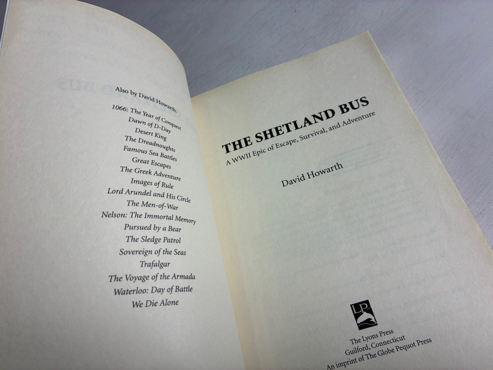 The Shetland Bus: A WWII Epic of Escape (2001) by David Howarth – PB Lyons Press