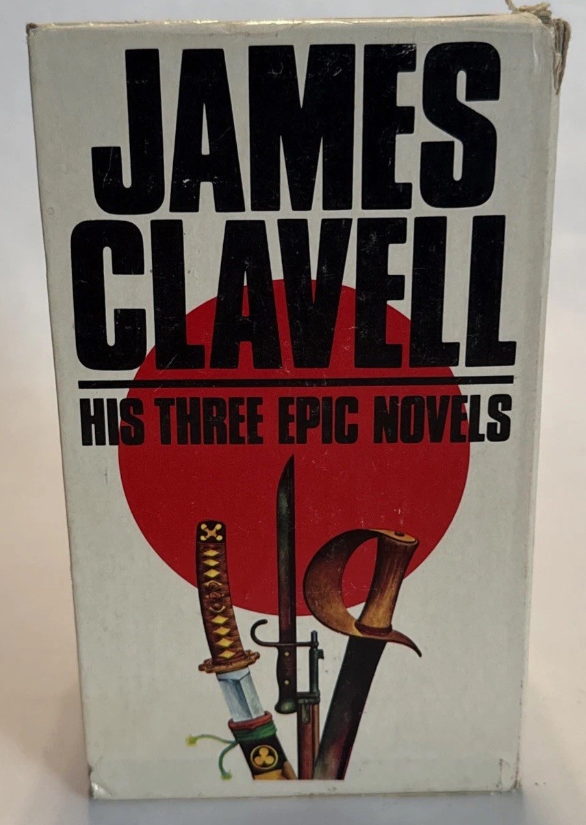 James Clavell His Three Epic Novels Paperback Box Set Vintage