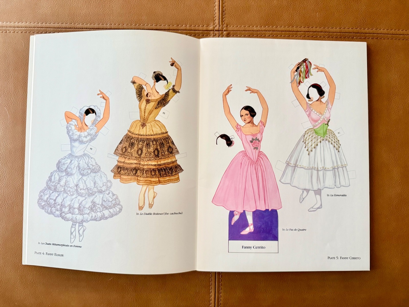 UNCUT Ballet Paper Dolls Lot 3, Tom Tierney, Ballets Russes, Pavlova, Nijinsky