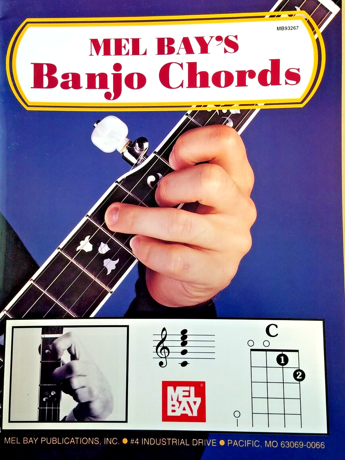 lot 3 Mel Bay BANJO Instruction booklet 1960s-70s 136 pages Method Chords & Fun