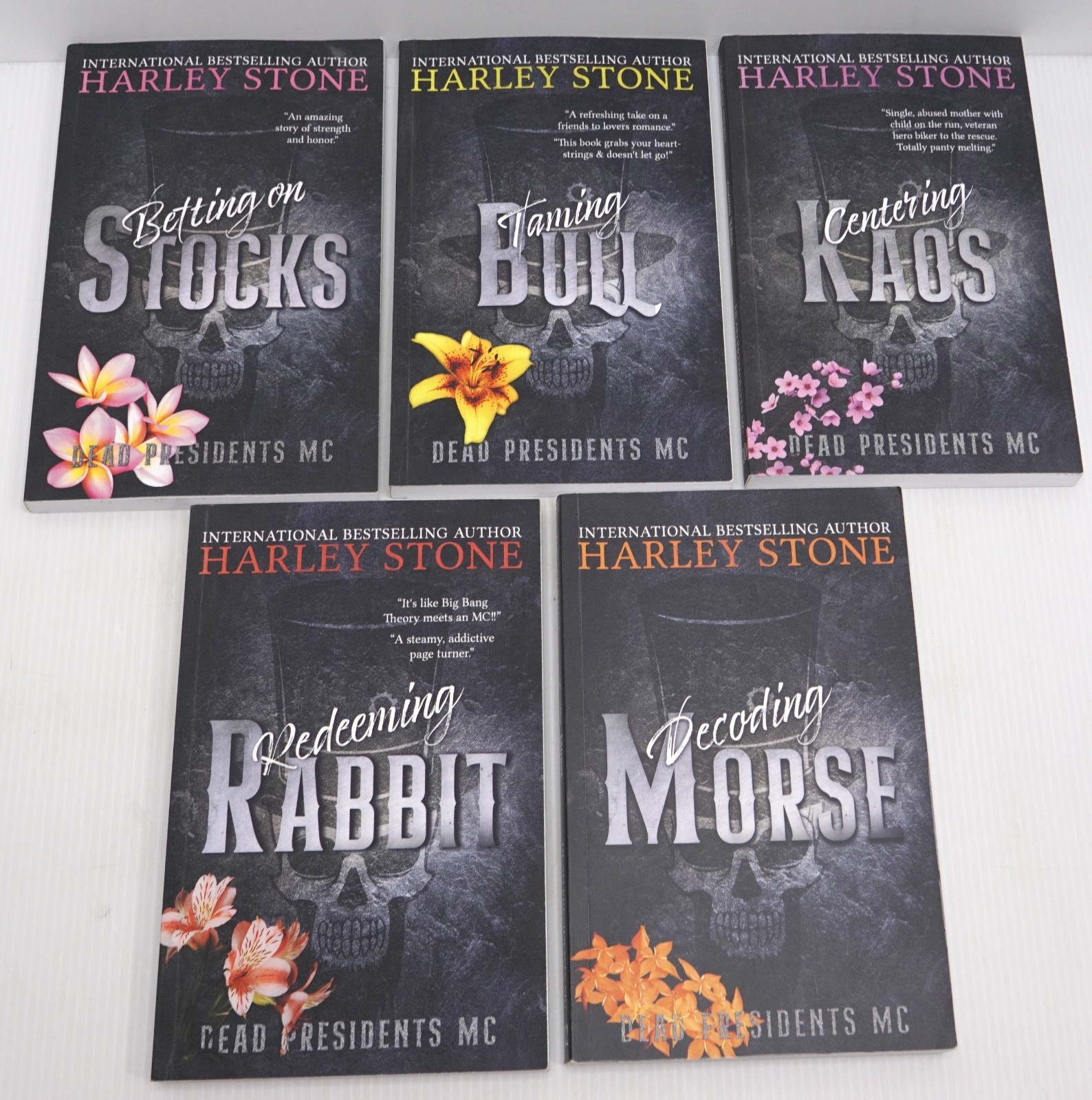 Harley Stone Dead Presidents MC Lot of 10 Trade Paperback 1 2 3 4 5 7 9 10 11 12