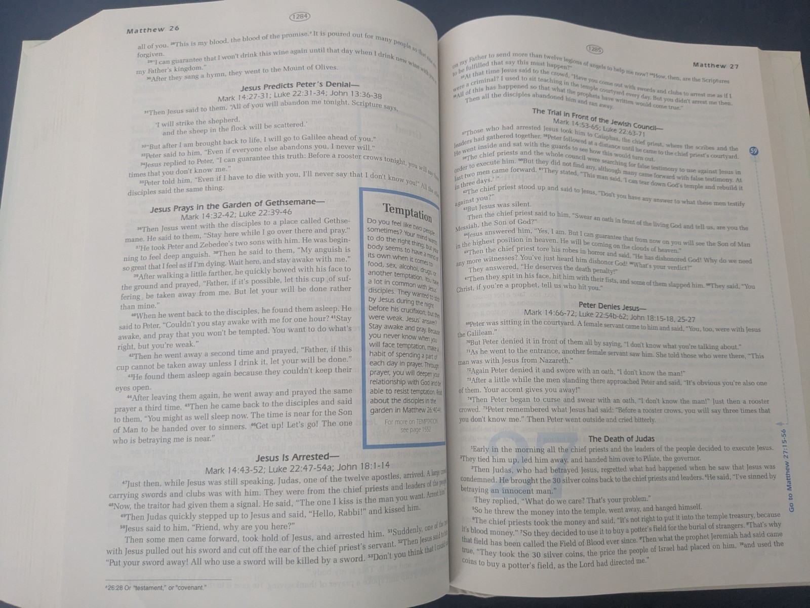 God’s Word For Students Study Bible 2003 Hardcover Wayne Rice Ed. Clean No Marks