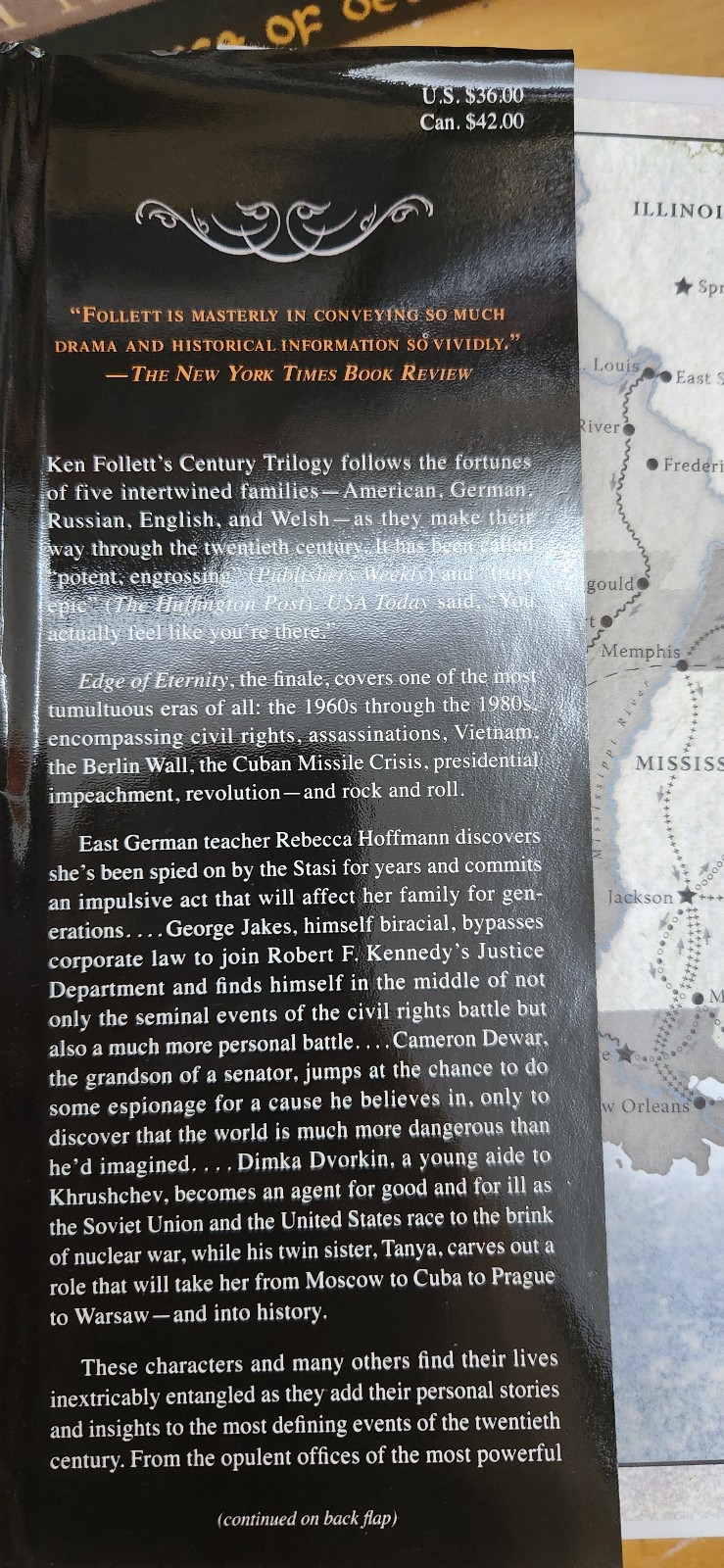 Edge of Eternity by Ken Follet Used Hardcover- VERY GOOD