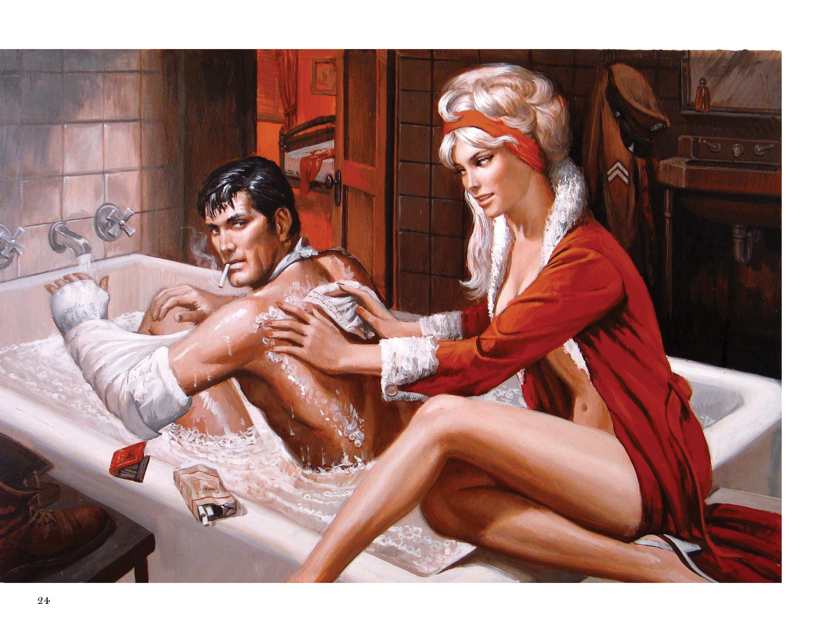 POLLEN’S WOMEN: THE ART OF SAMSON POLLEN – a full color, hardcover pulp art book