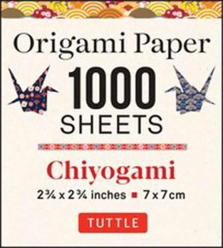 Origami Paper Chiyogami 1,000 sheets 2 3/4 in (7 cm): Tuttle Origami Paper: