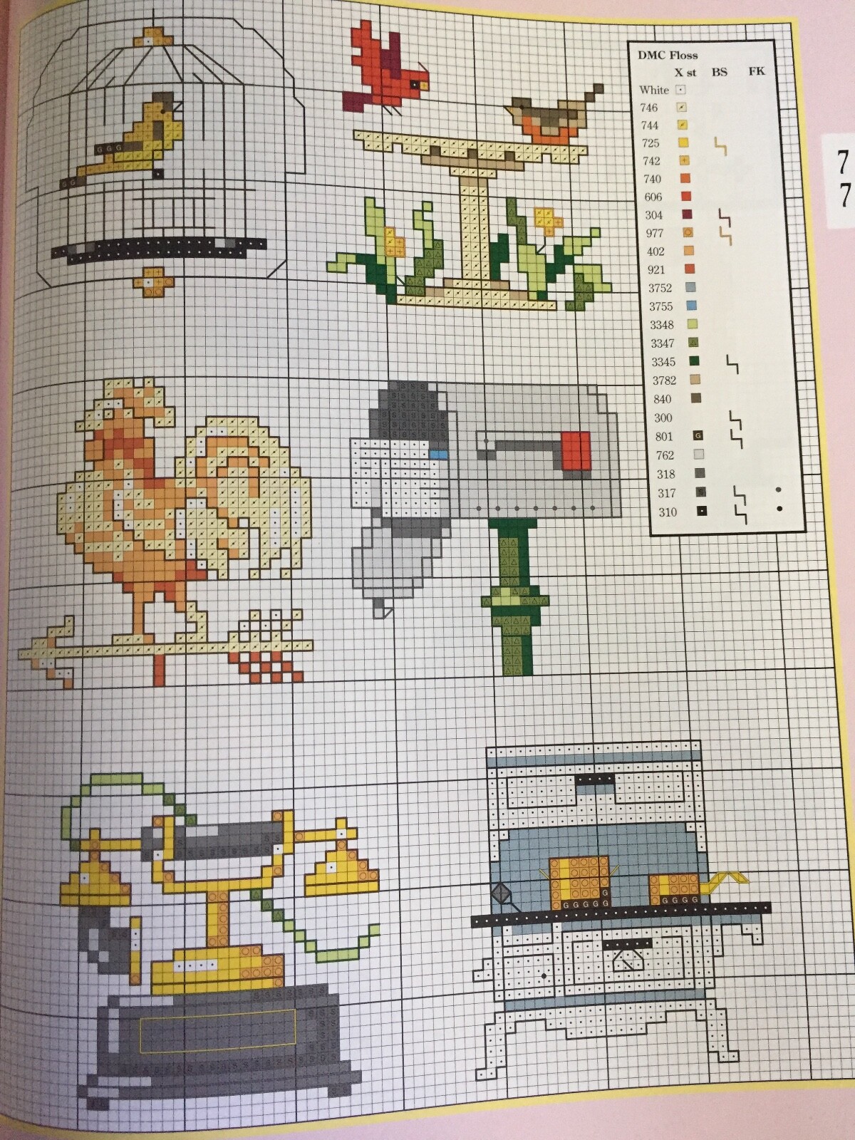 Donna Kooler’s 555 Fabulous Cross-Stitch Patterns, HC w/ Dust Jacket (1996)