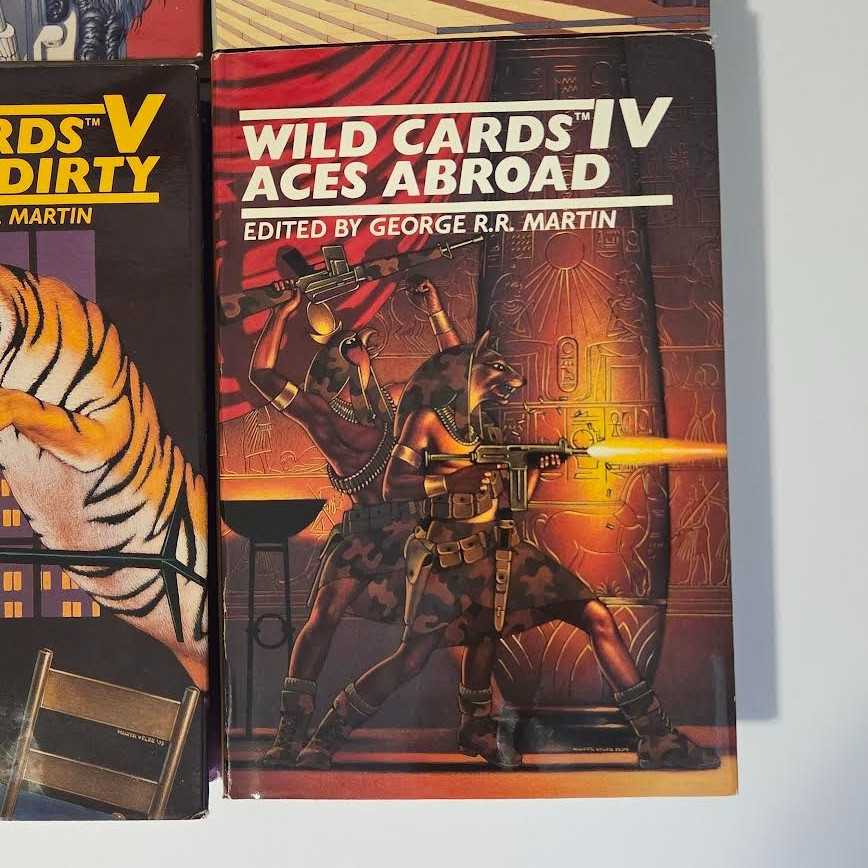 George R.R. Martin Wildcards 1-6 Hardcover HC Book Lot 1 2 3 4 5 6 Sci-Fi