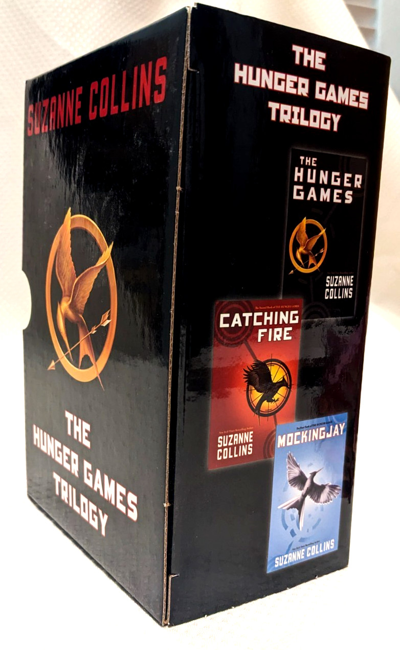The Hunger Games Trilogy 1st Edition HC Boxed Set Suzanne Collins DJ Unread Mint