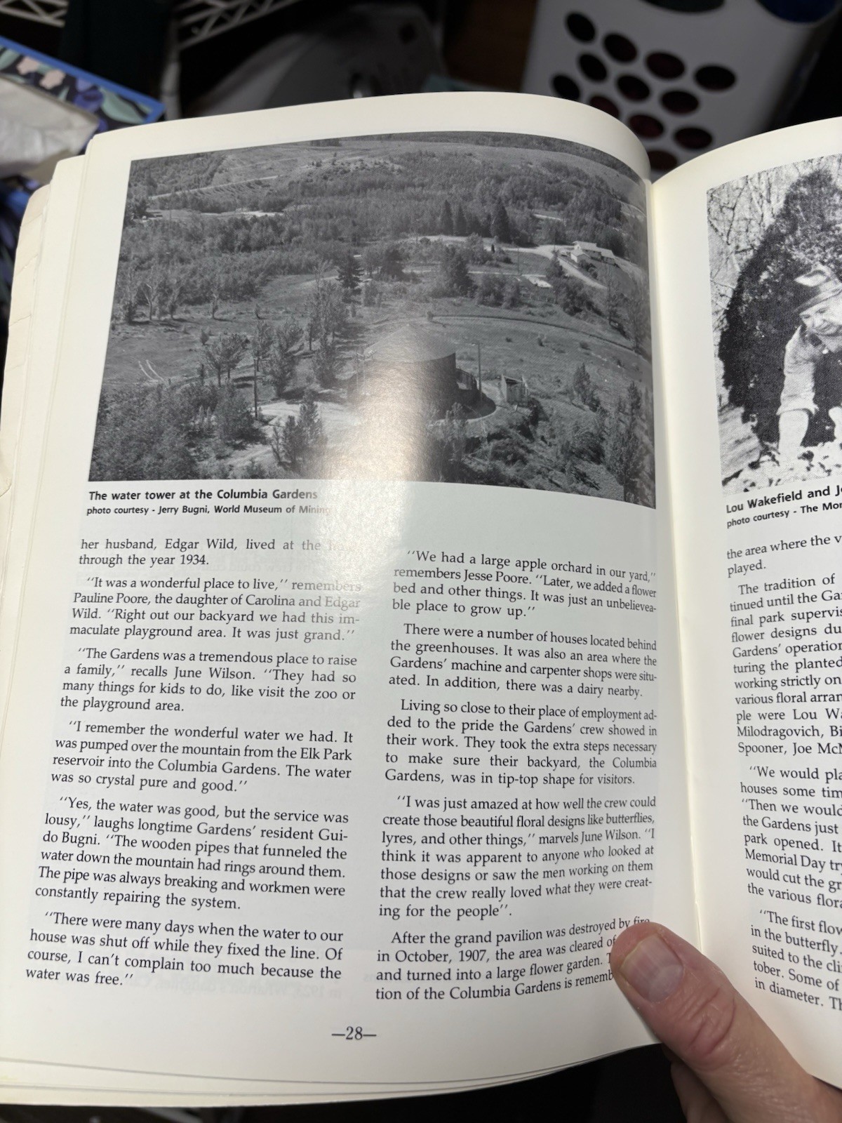 Butte’s Pride – The Columbia Gardens by Pat Kearney Signed By Author