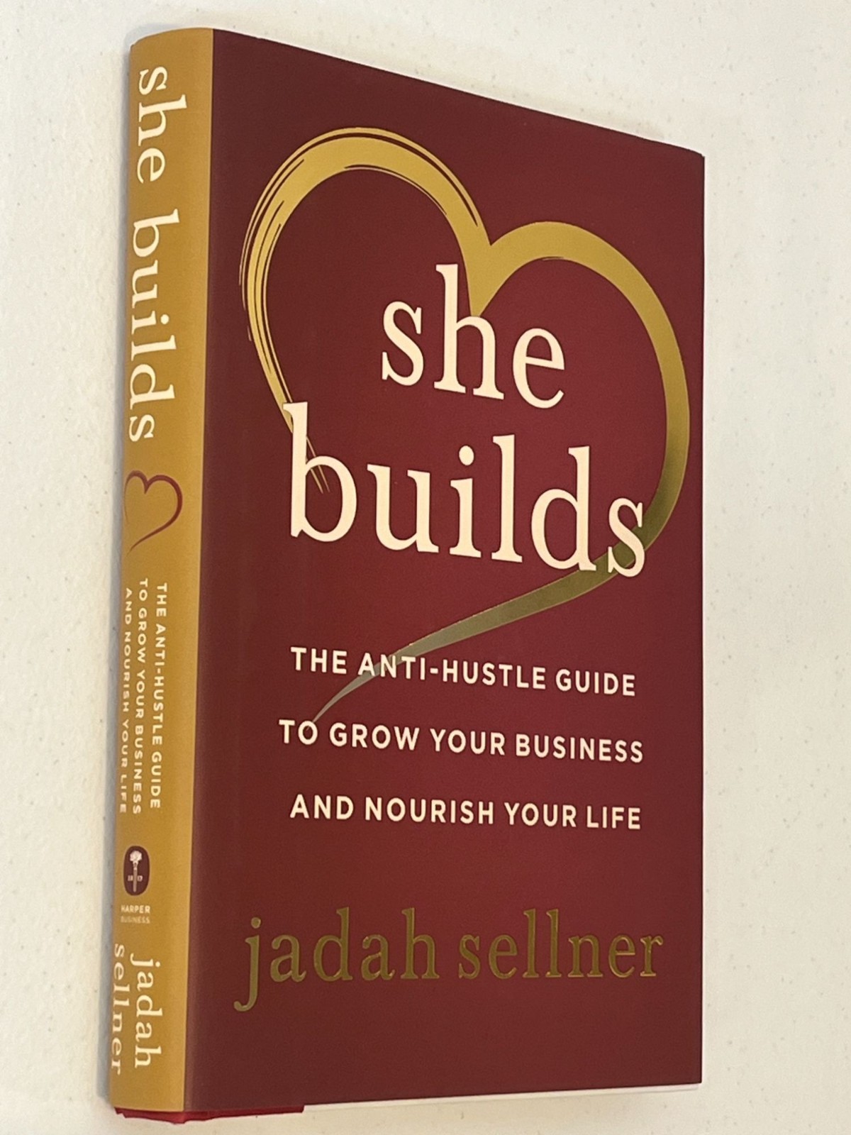 She Builds Jadah Sellner Hardcover Business Self Help Book New
