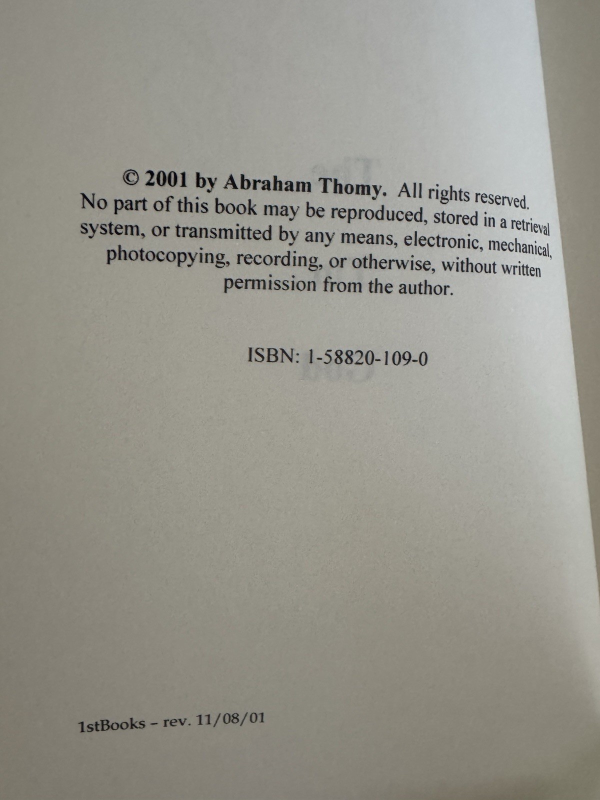 The Tin God Abe Thomy SIGNED 2001 PB Mickey Spillane Blurb SC Author