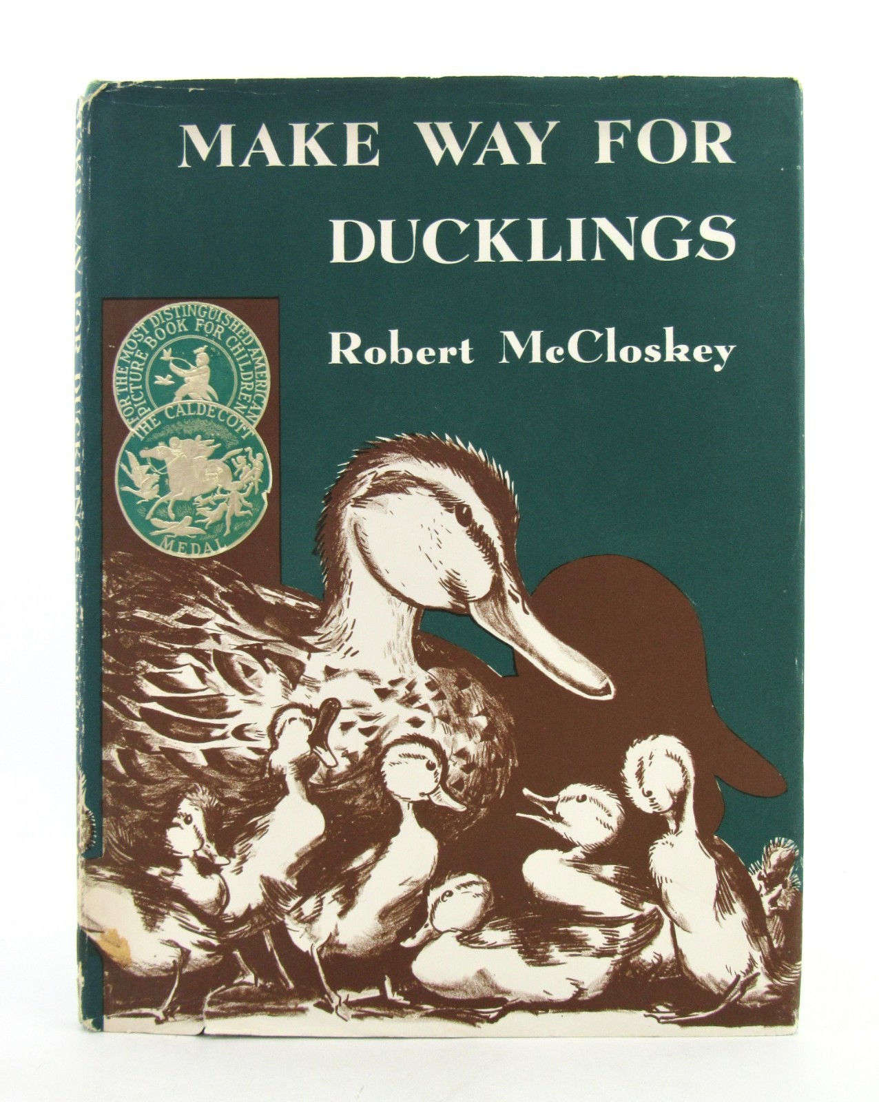 MAKE WAY FOR DUCKLINGS Robert McCloskey 1961 HBDJ 19th Printing Caldecott VGC