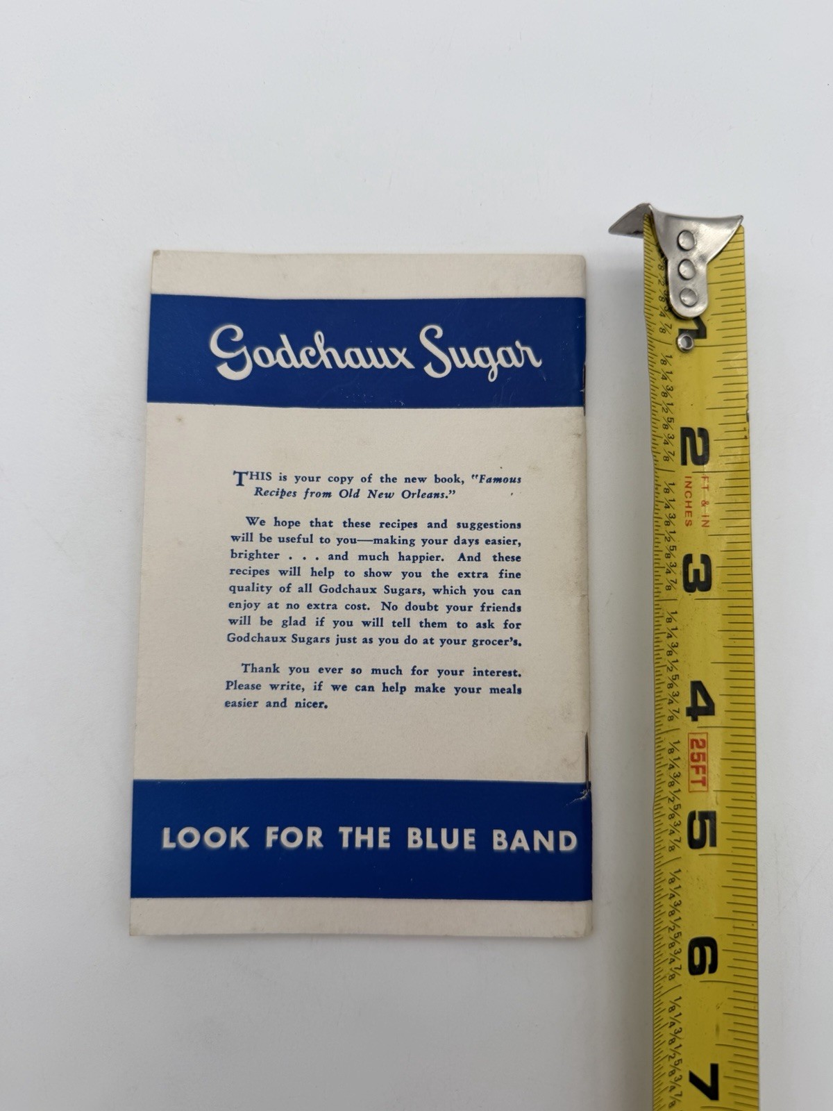 1951 Godchaux Sugars New Orleans Cookbook Creole Recipes VTG