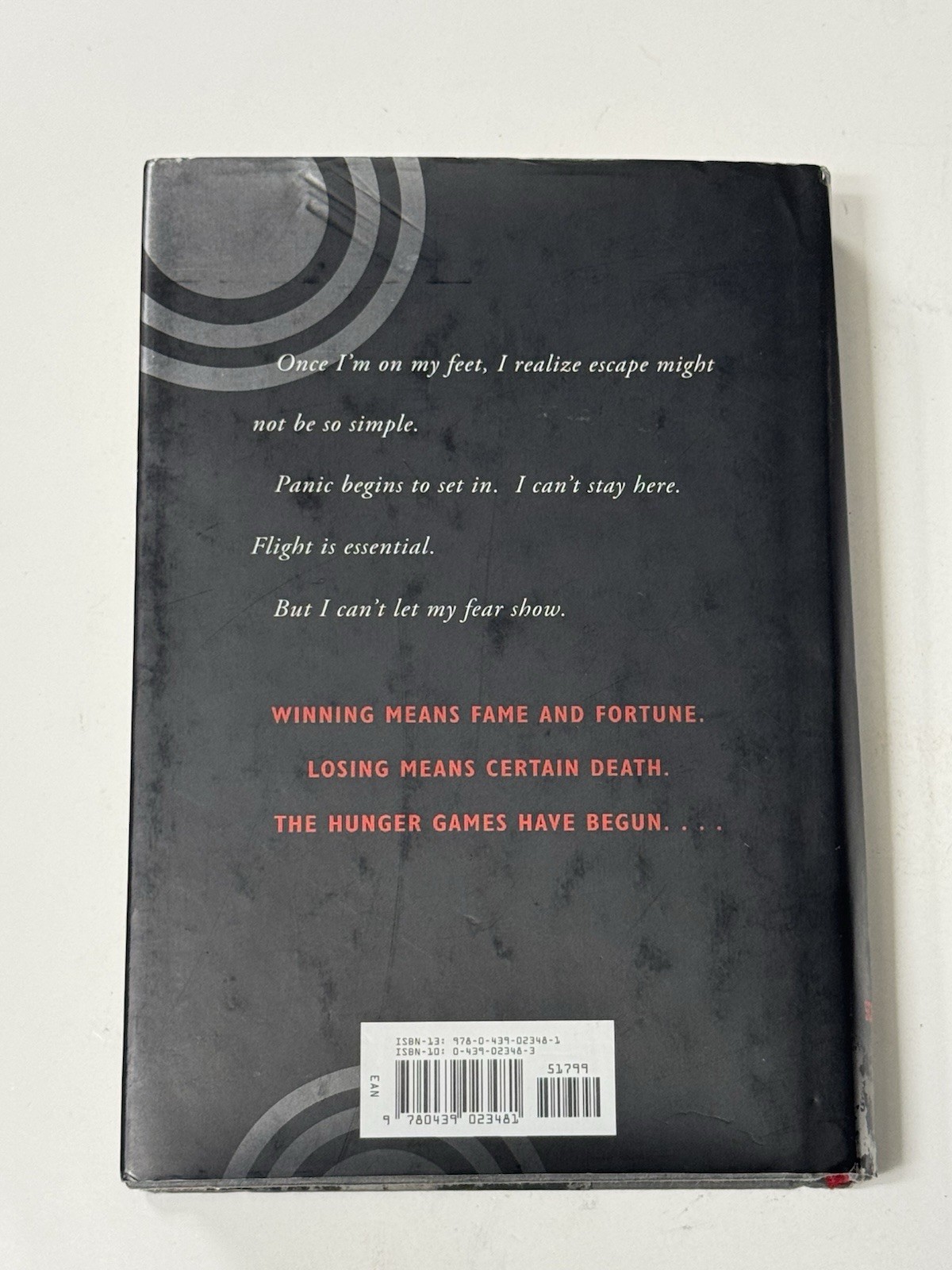 The Hunger Games Suzanne Collins Hardcover Dust Jacket Scholastic 2008