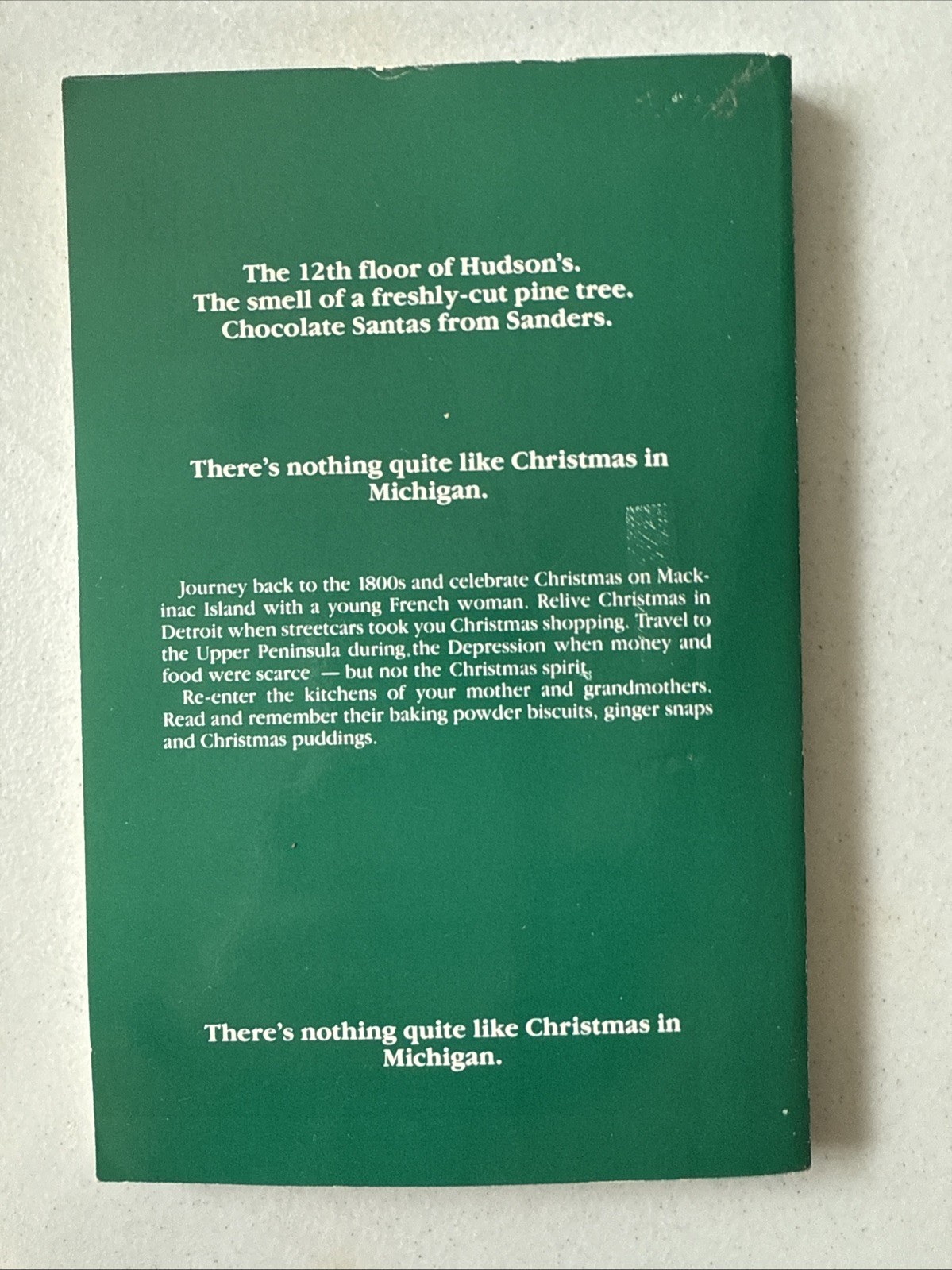 Christmas in Michigan : Tales and Recipes – Carole Eberly (1987, Paperback)