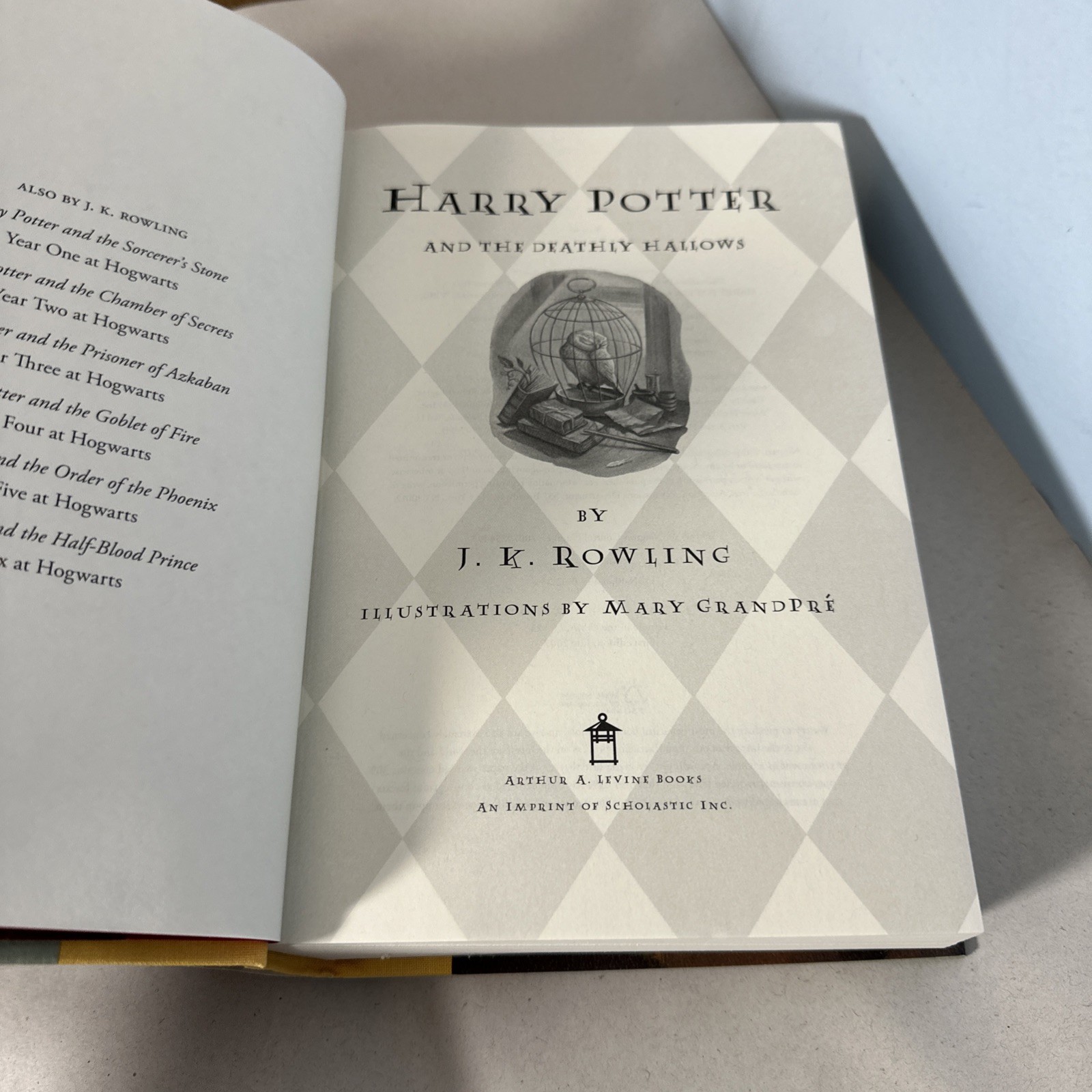 Harry Potter 1st Edition & 1st Printing Lot Volumes 1,2,3,4,7 Full Number Lines