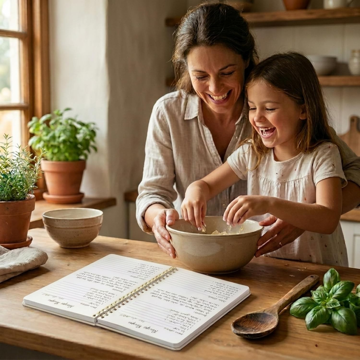 Beige Recipe Organizer – 106 Pages for Cherished Meals & Generational Flavors