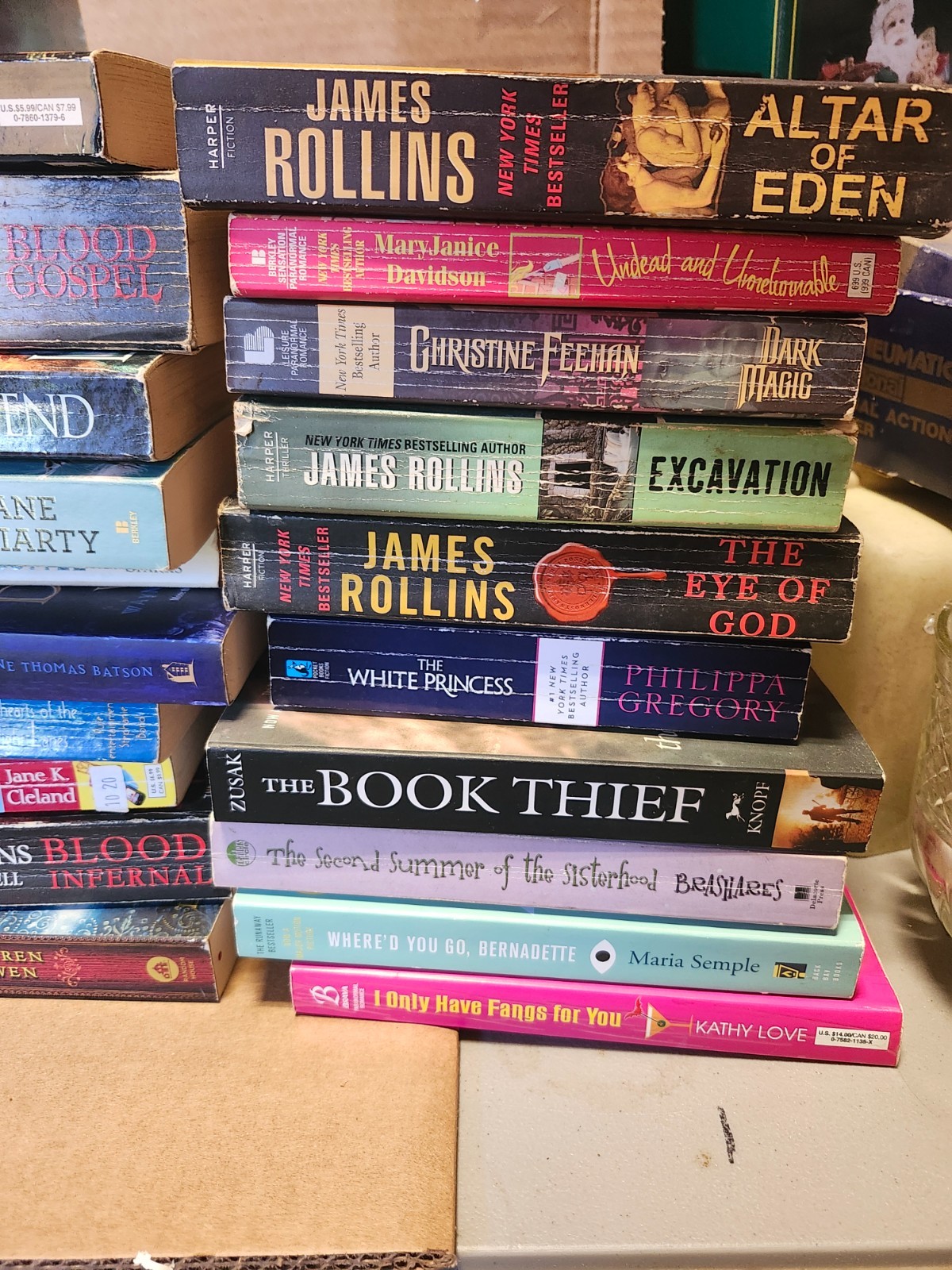 Lot 38 Mixed Vintage Paperback Books Various Genres And Authors