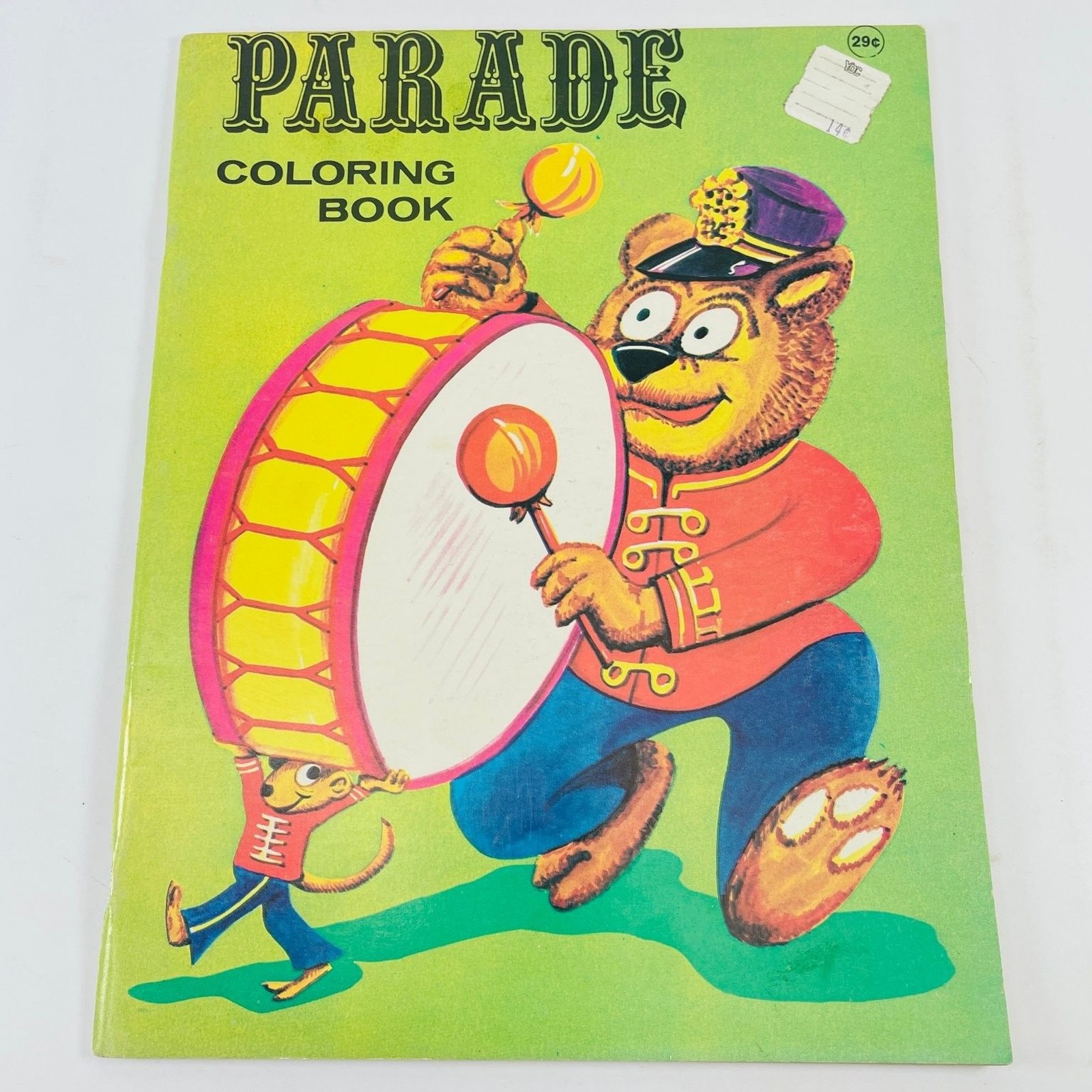 Parade Coloring Book Vintage 1960s Paperback Modern Promotions USA
