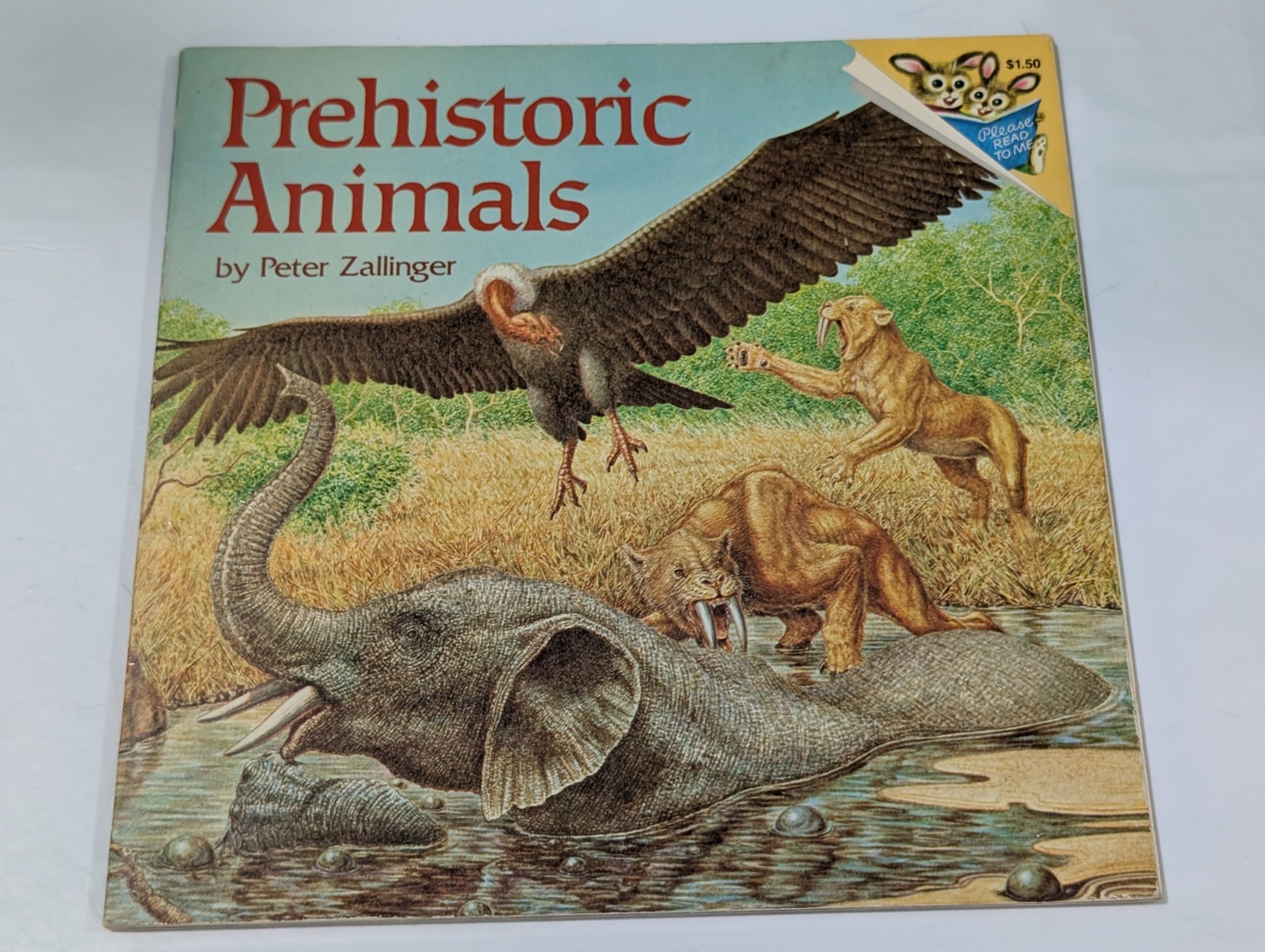 Vintage Children’s Book Lot (5) Trucks Trains Dinosaurs Cat McDs Xmas 1970s–1990