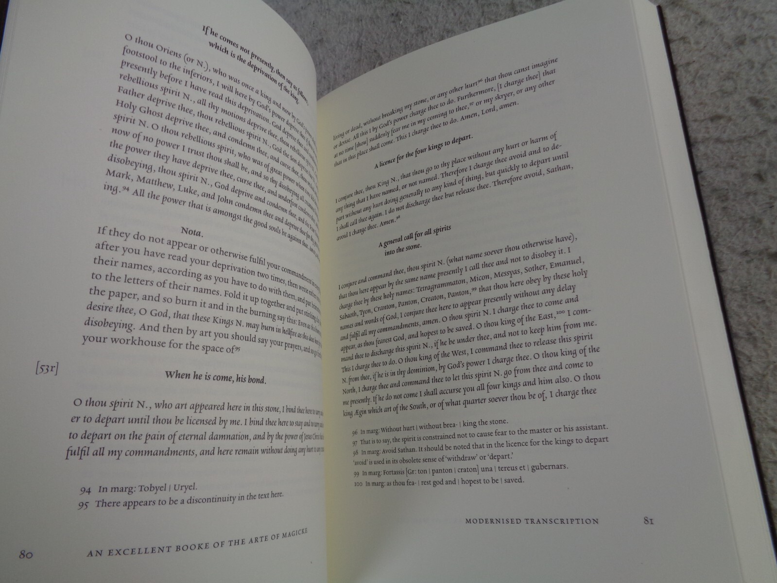 Excellent Booke Of The Arte Of Magicke Scarlet Imprint PB Bibliotheque Rouge