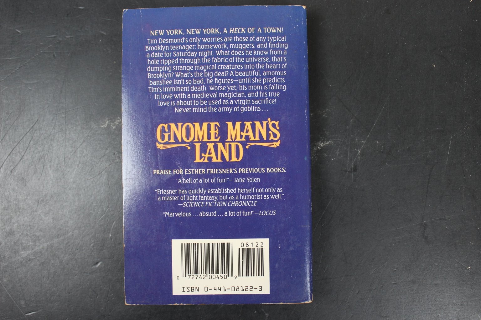 Gnome Man’s Land Esther Friesner 1991 First Edition Fantasy Ace Books PB ~VG
