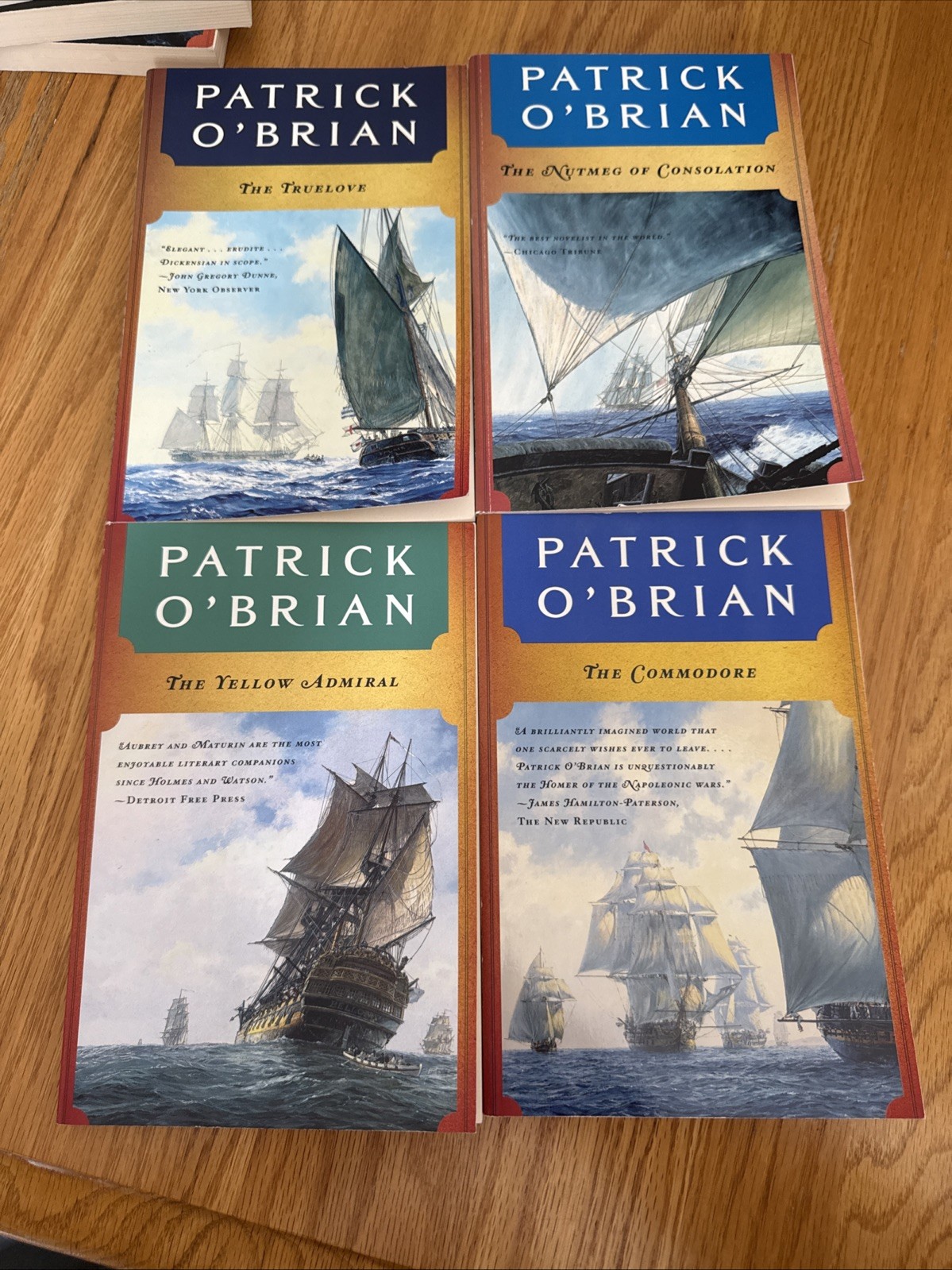 Patrick O’Brian AUBREY-MATURIN Complete Series Lot of 20 #1-20 Set PB Books VG
