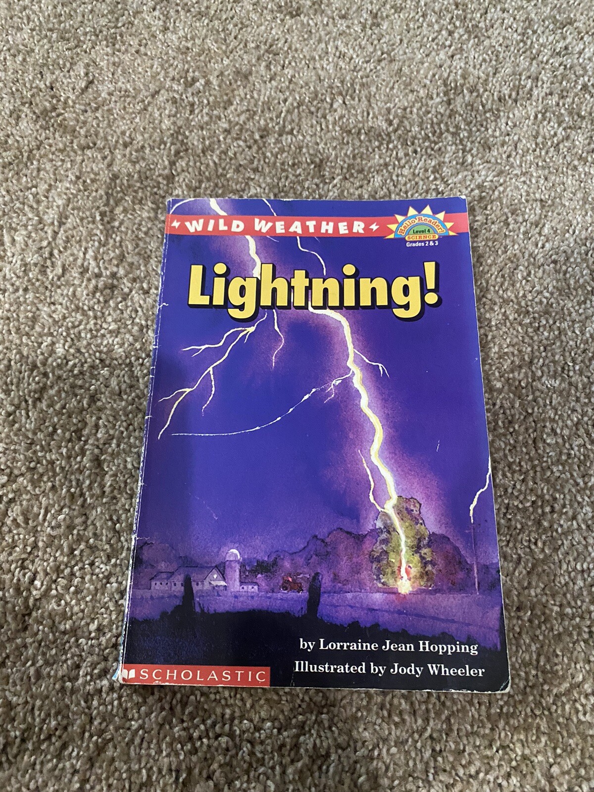 Hello Reader! Science Ser.: Lightning! by Lorraine Jean Hopping (1999, Trade…