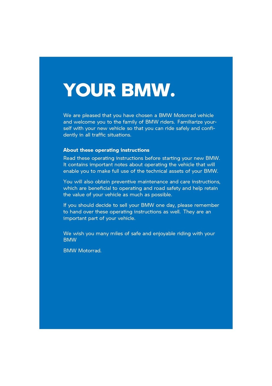 BMW R1250 GS Adventure K51 US Riders Manual – METAL WIRE BOUND – TOUGH JACKET
