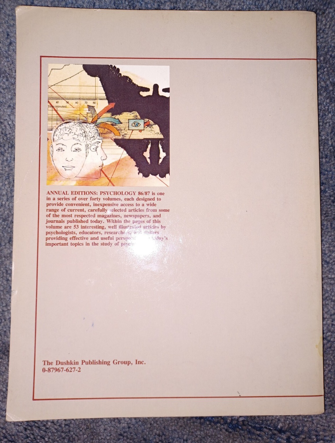 Annual Editions: Psychology 86/87 -Paperback- Fitzgerald, Hiram E – 16th Edition