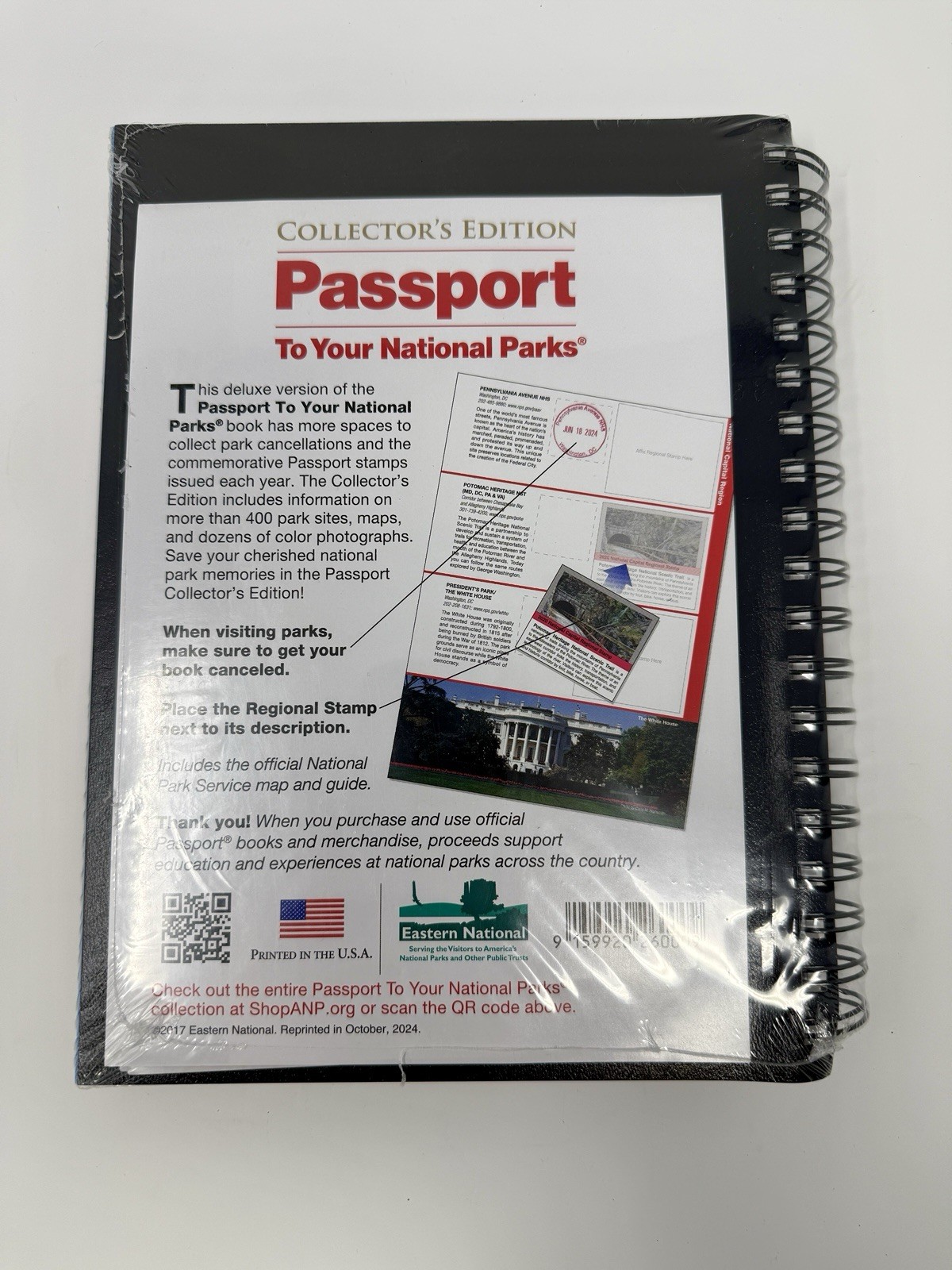 Passport to Your National Parks Collector’s Edition Eastern National w/ Map New