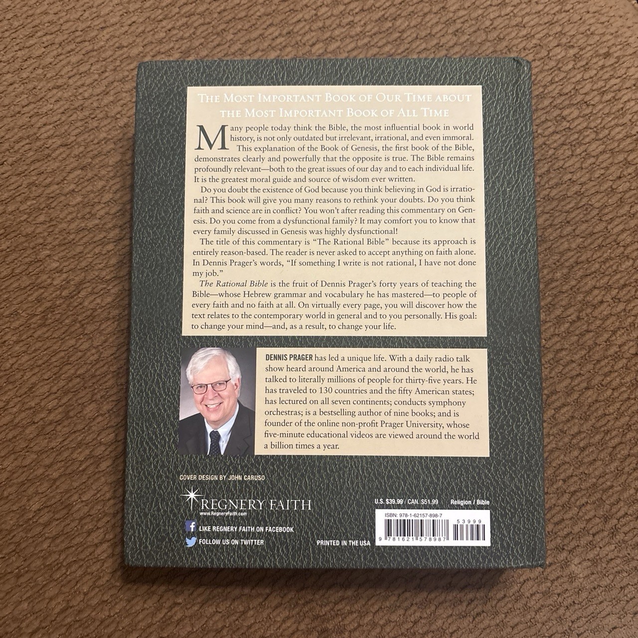 Genesis: God, Creation, and Destruction Rational Bible Alperson Ed Dennis Prager