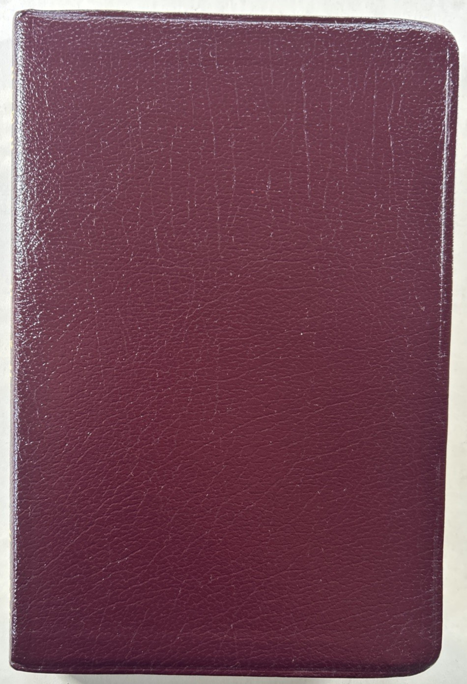 KJV Ultraslim Bible Burgundy Bonded Leather Belgium Print 2015BGM Clean VG+