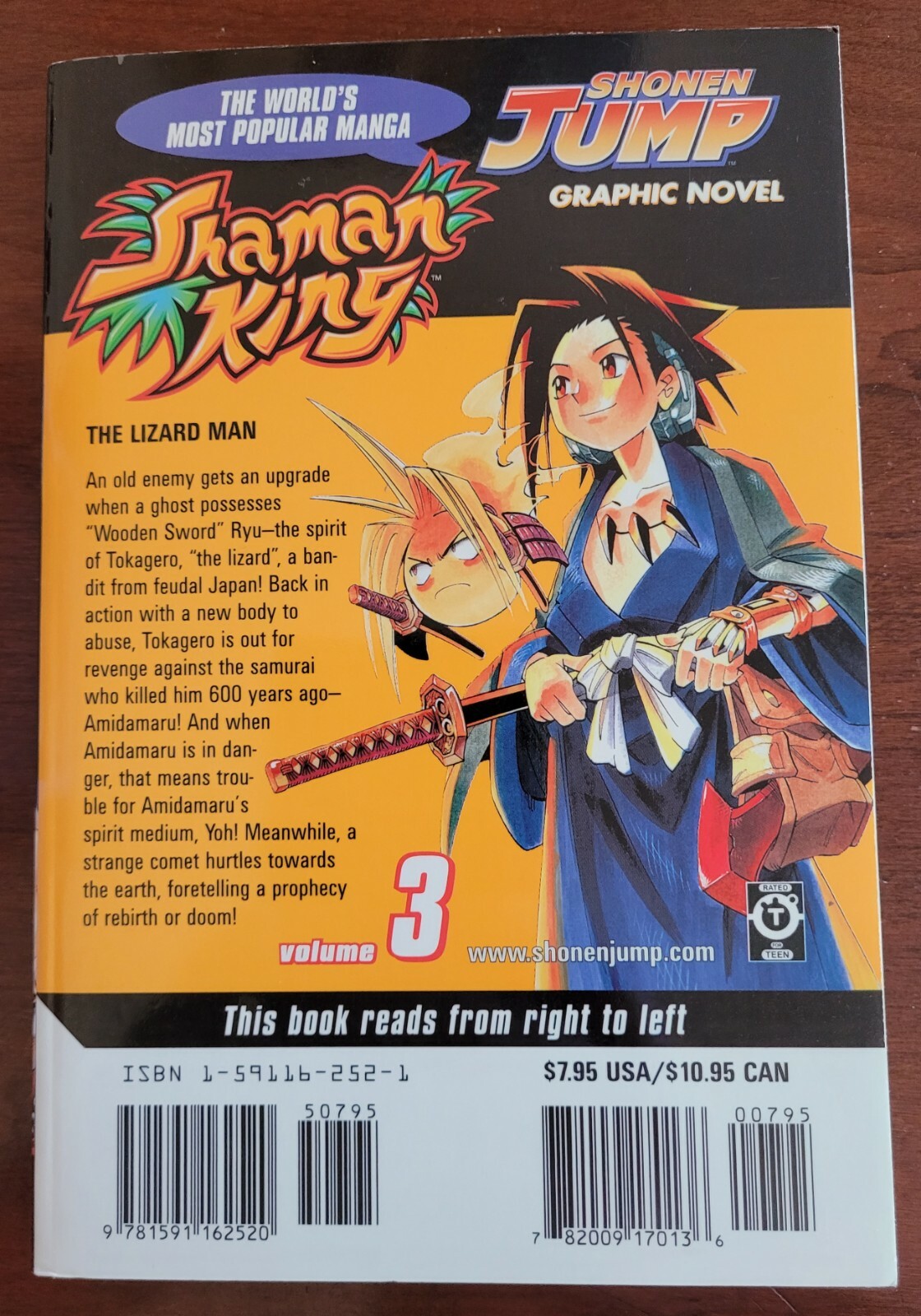 Shaman King Manga Vol 1-3 Volume 1,2,3 Hiroyuki Takei Shonen Jump Manga English