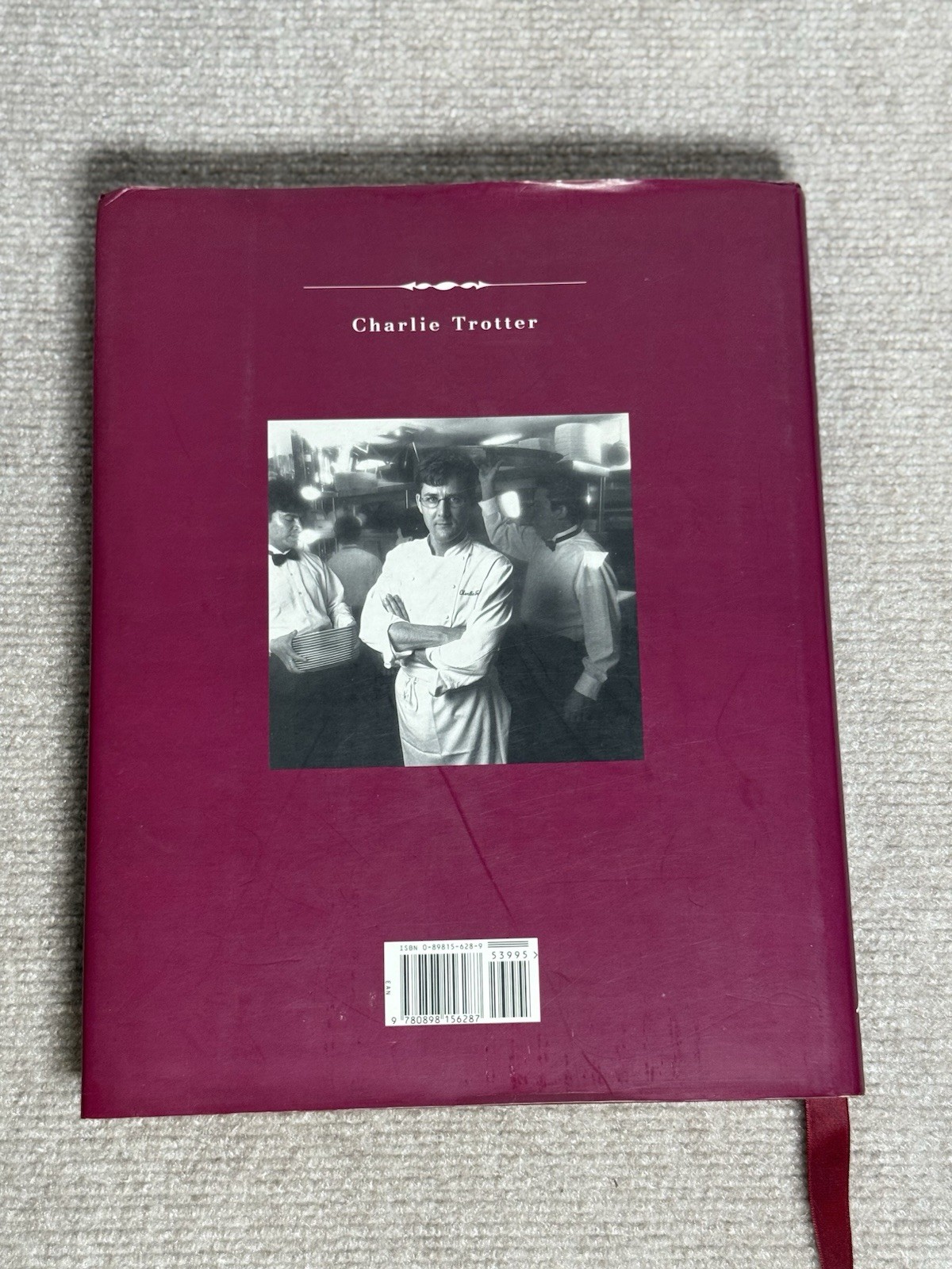 Vintage 1994 Charlie Trotter’s Cookbook Chicago Hardcover Ten Speed Press