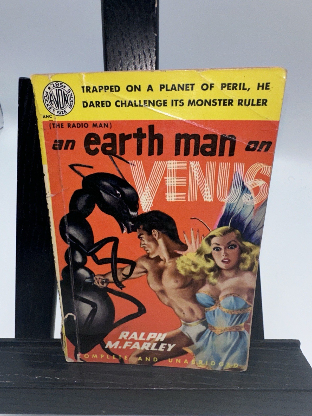 An Earth Man on Venus by Ralph M. Farley – Avon Pocket Size #285 Sci Fi 1950