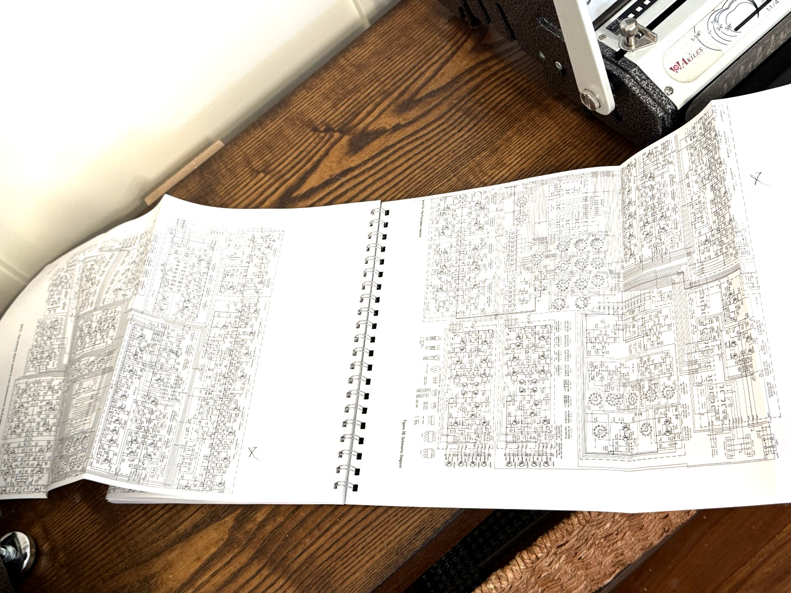 MARANTZ 2325 RECEIVER SERVICE MANUAL , BOUND, TOUGH COVERS, FOLDOUT DIAGRAMS