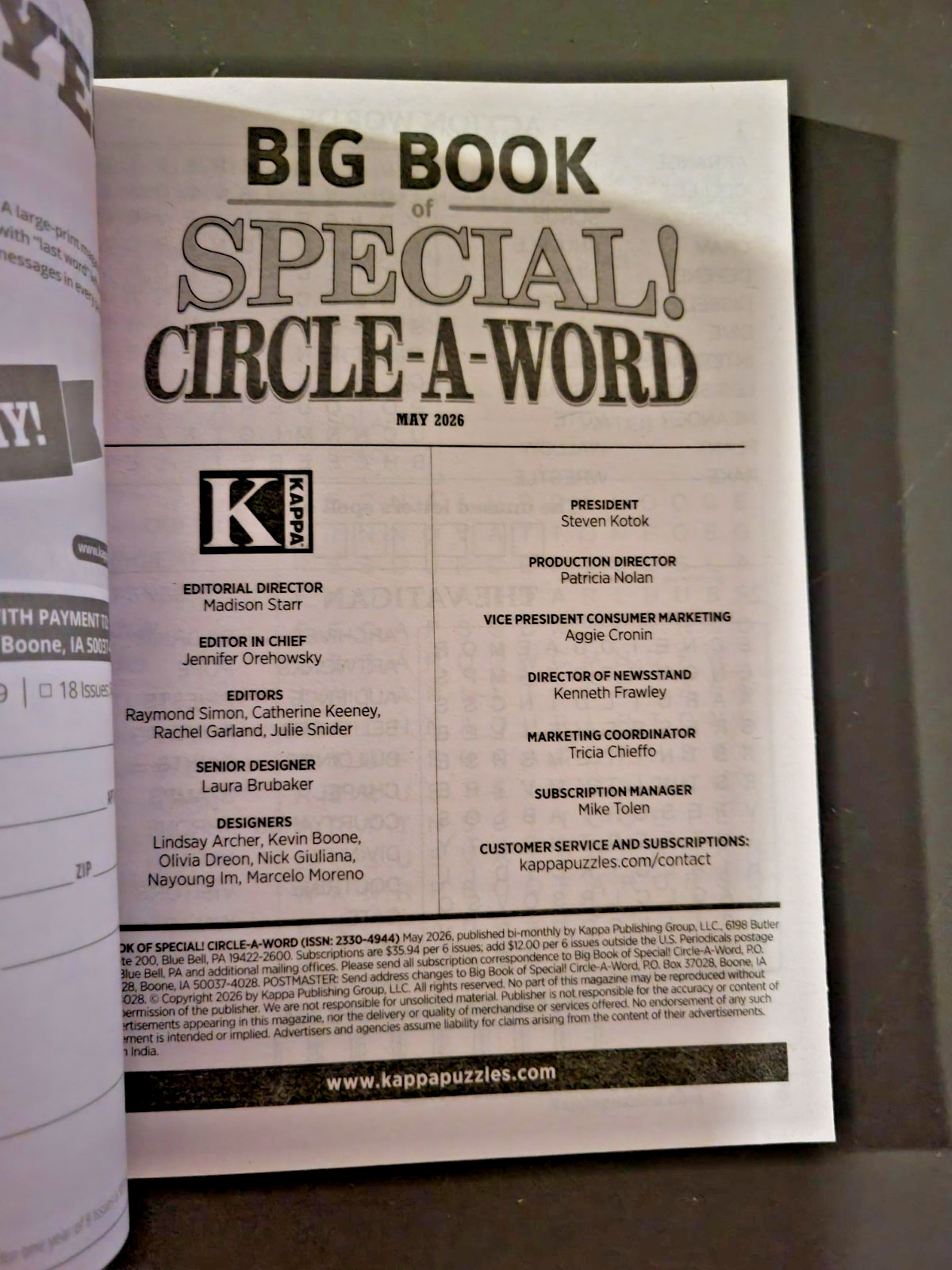 Lot of 4 Circle-A-Word Puzzle Books by Kappa – 530+ Challenges – Large Print