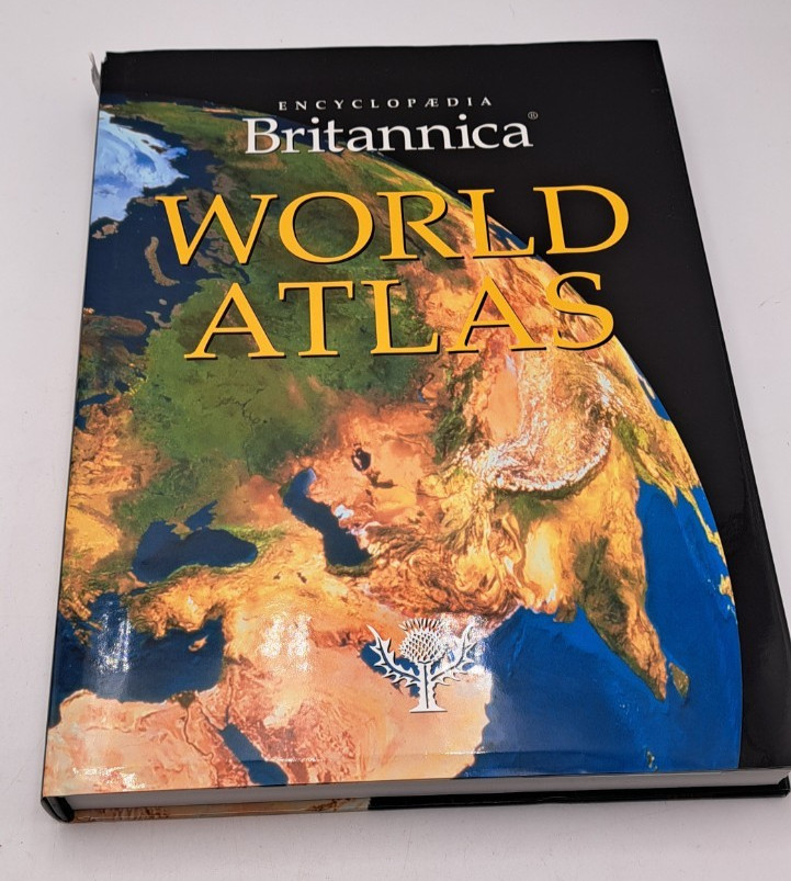 Encyclopaedia Britannica 2011 World Atlas 433 Pgs Boxed Hardcover 15″x11″ READ