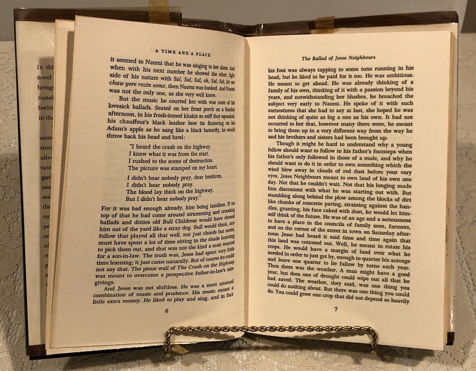 A Time And A Place by William Humphrey, First Edition 1968, Borzoi Book HC/DJ
